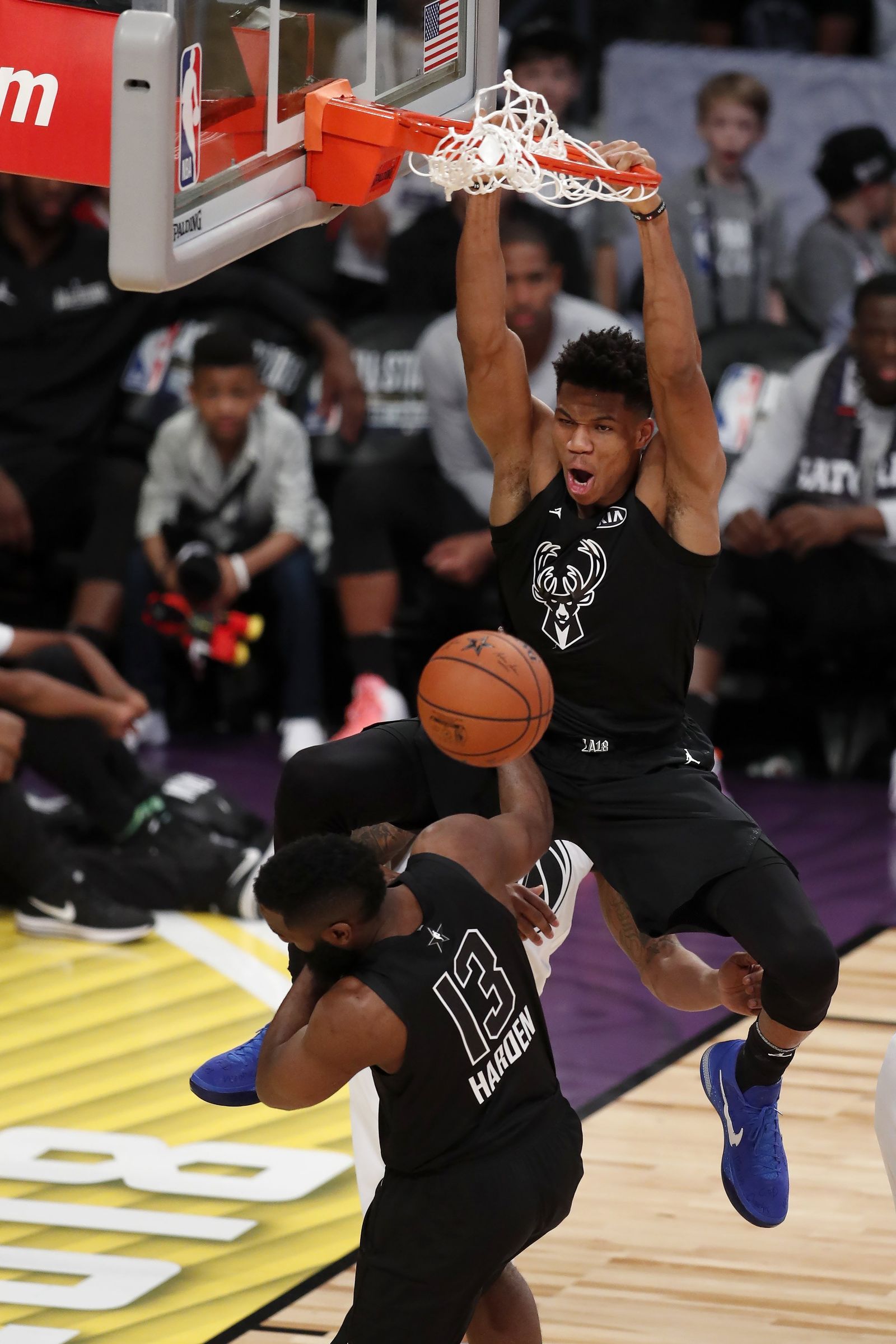 El partido del All-Star de la NBA, en imágenes