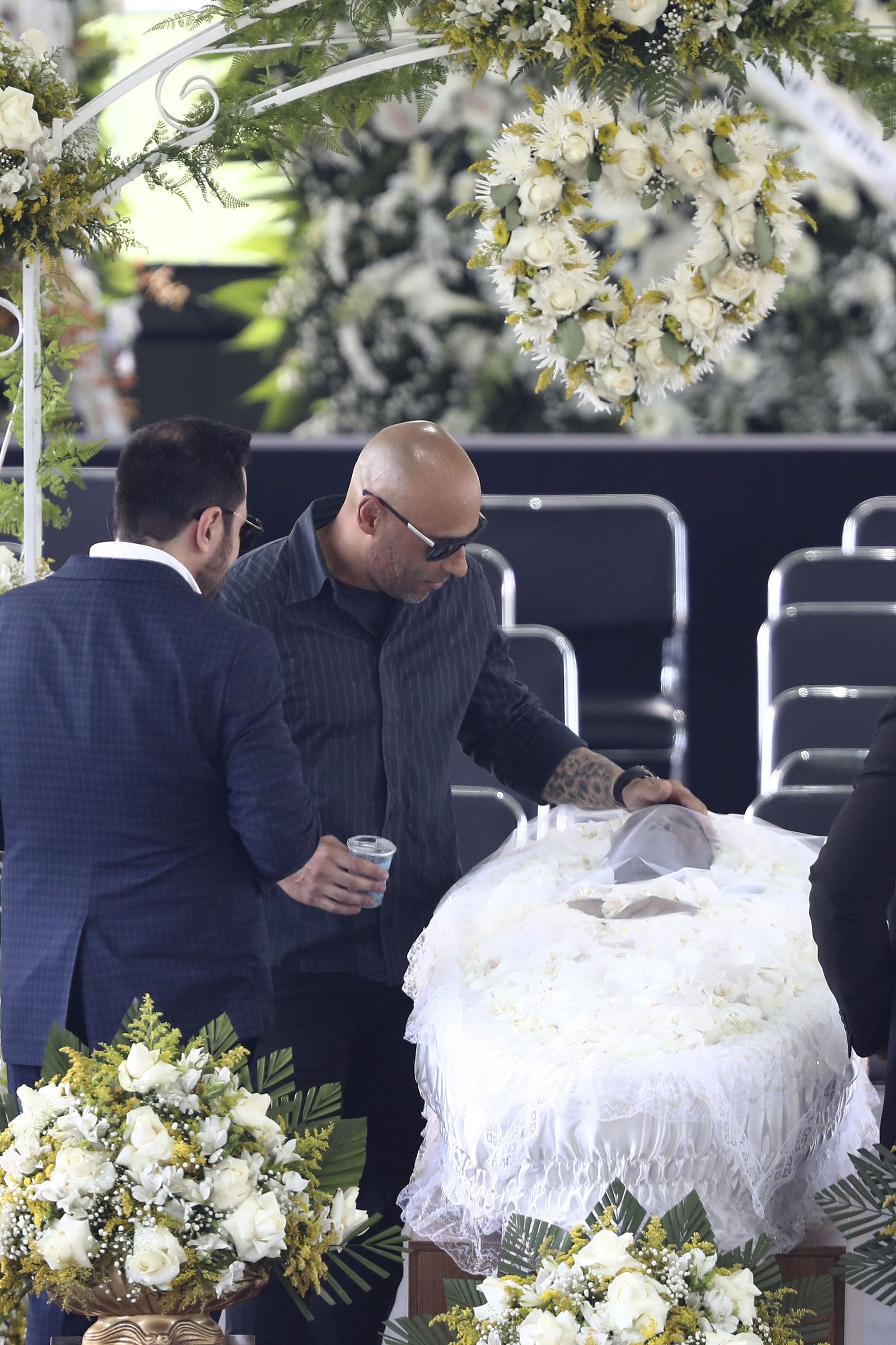 Las fotos del entierro de Pelé