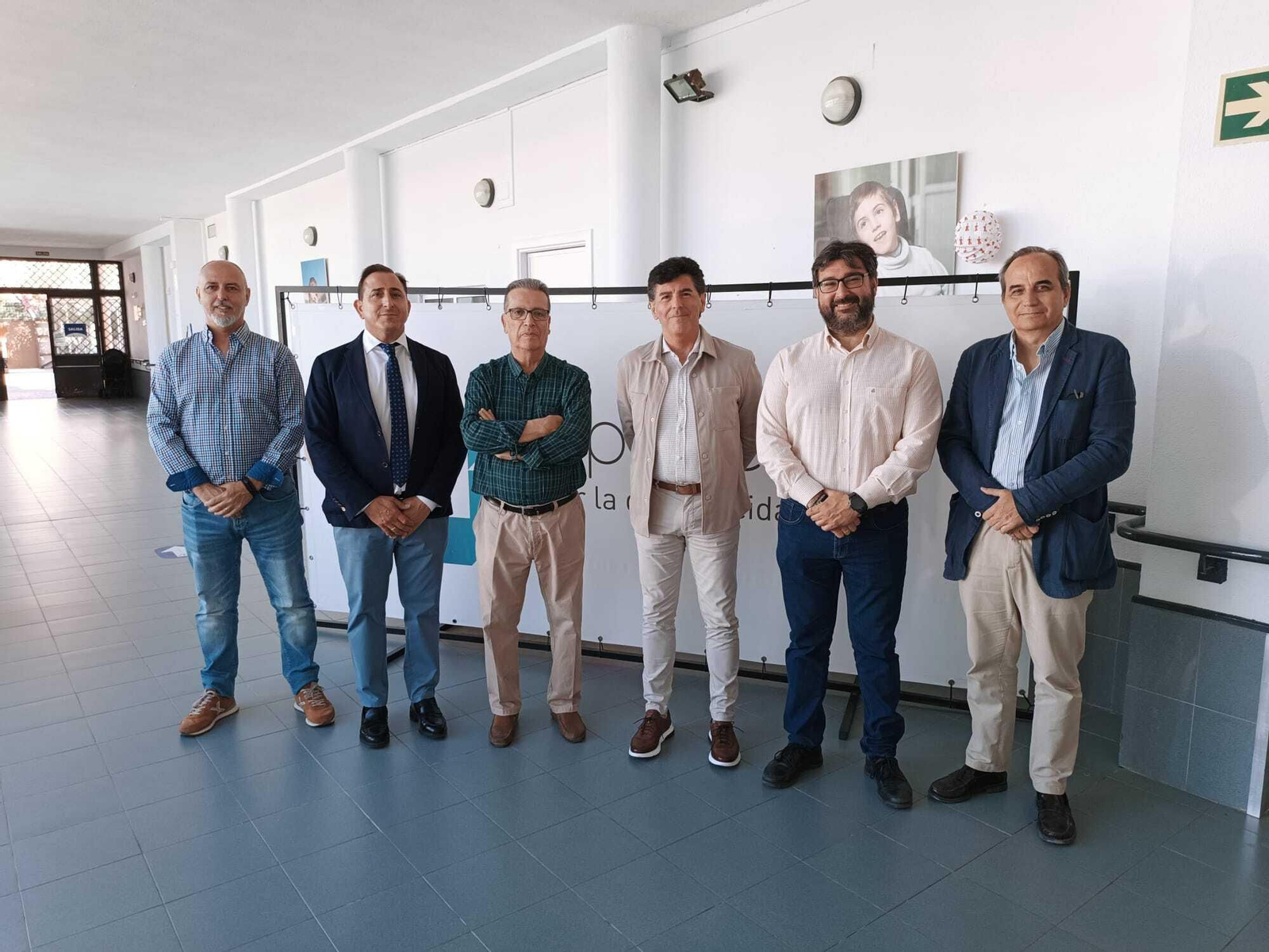 Visita de directivos de la empresa Caro Ruiz a las instalaciones jerezanas de Upacesur.