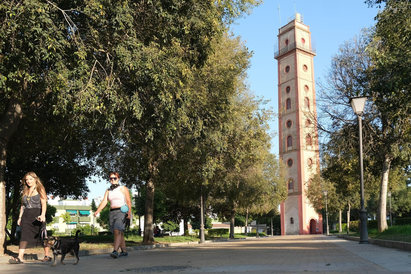 La Torre de los Perdigones vista desde el los jardines donde tendrán lugar los conciertos.