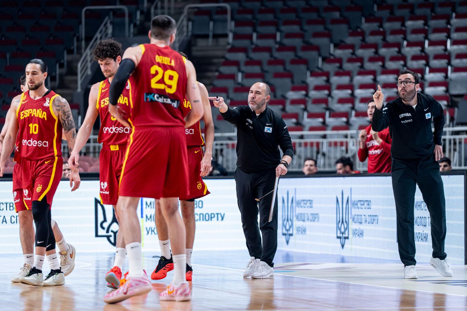 Las mejores fotos del Ucrania-España de baloncesto