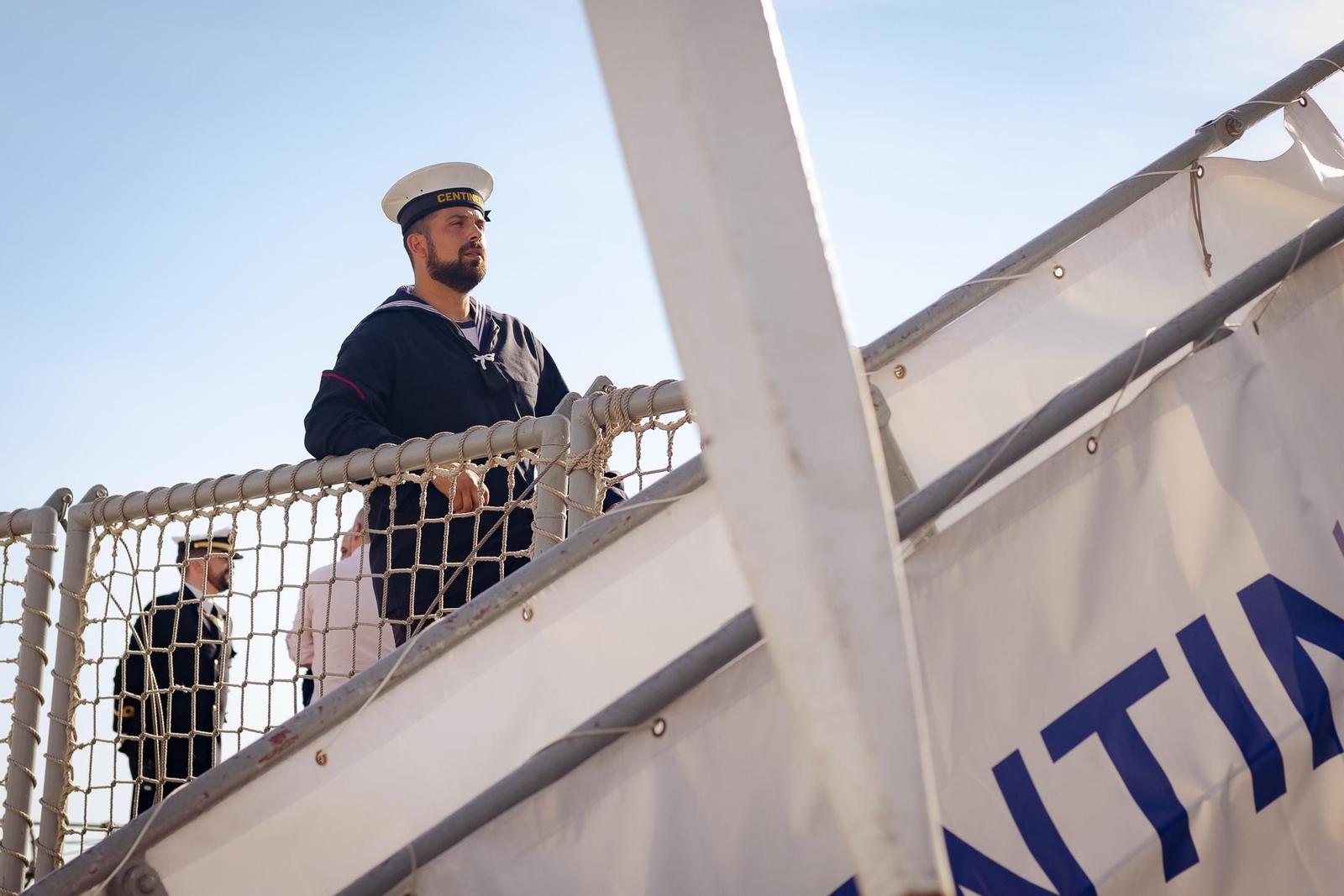 Imágenes del patrullero Centinela en el Muelle de Levante