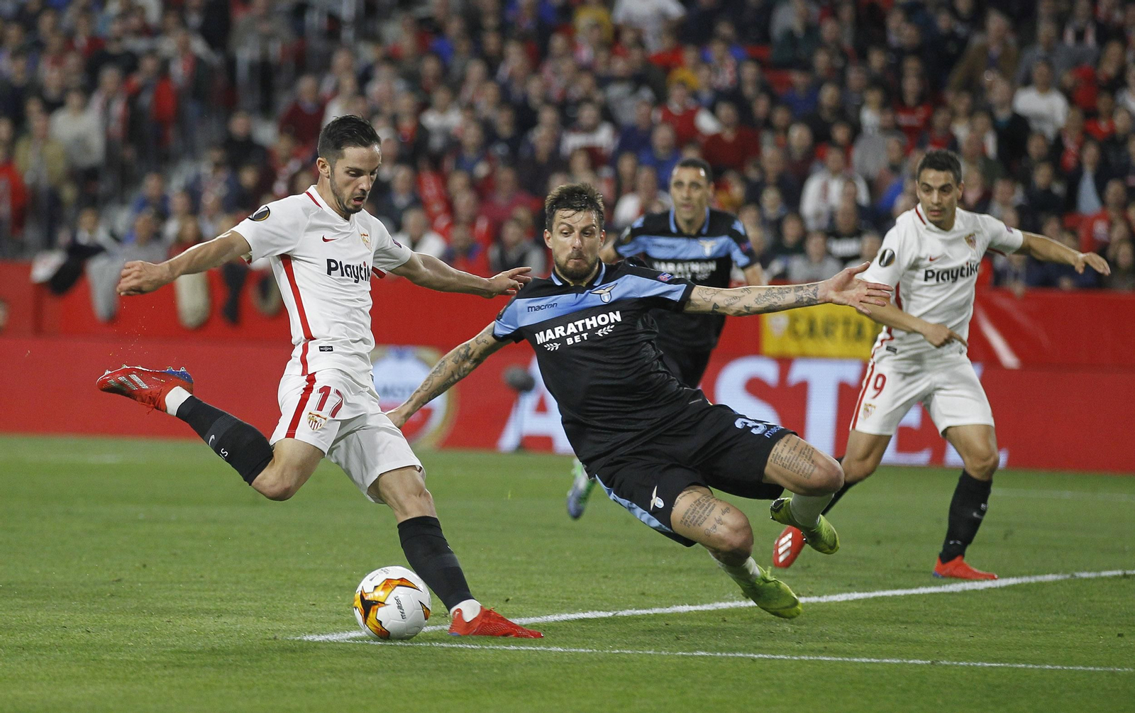 El Sevilla FC-Lazio, en imágenes