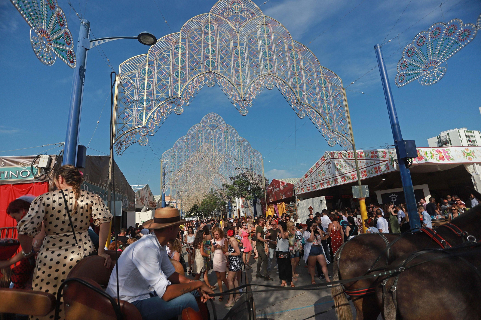Ambiente en la Feria de Algeciras de 2019
