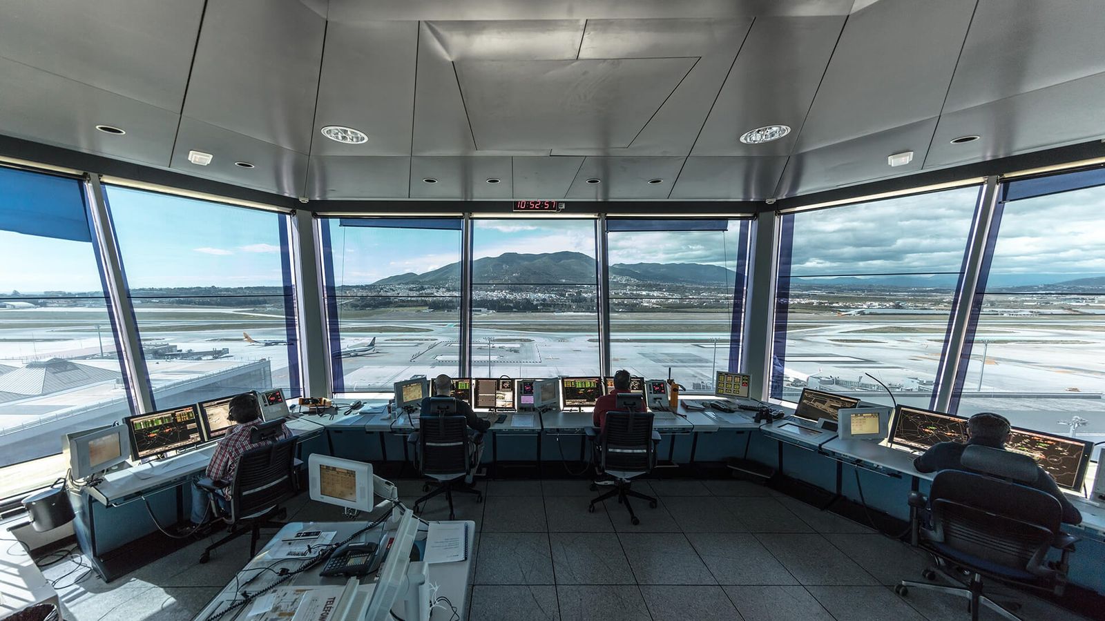 Torre de control de un aeropuerto.