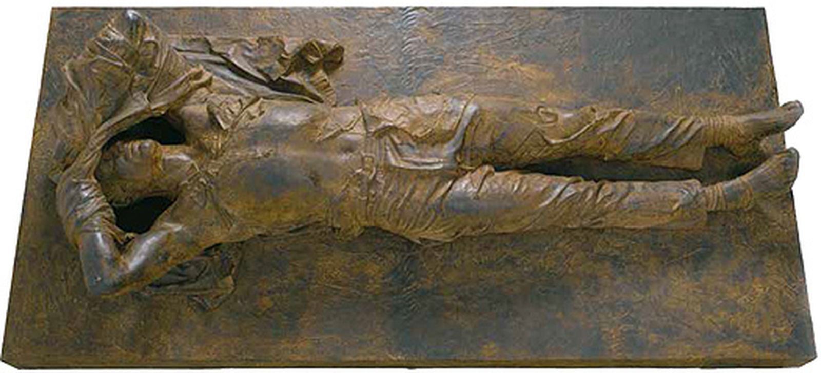 'El hombre del sur' (1972), escultura de Julio López Hernández incluida en la muestra.