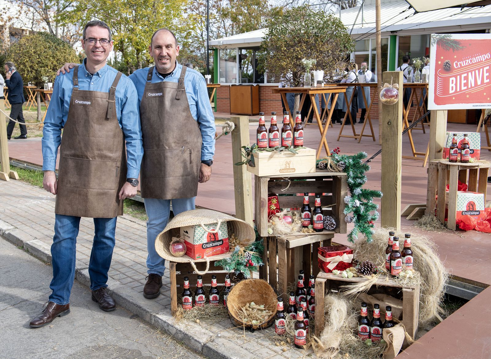 Maestros cerveceros que han diseñado la 39 Edición Limitada de Cruzcampo Navidad.