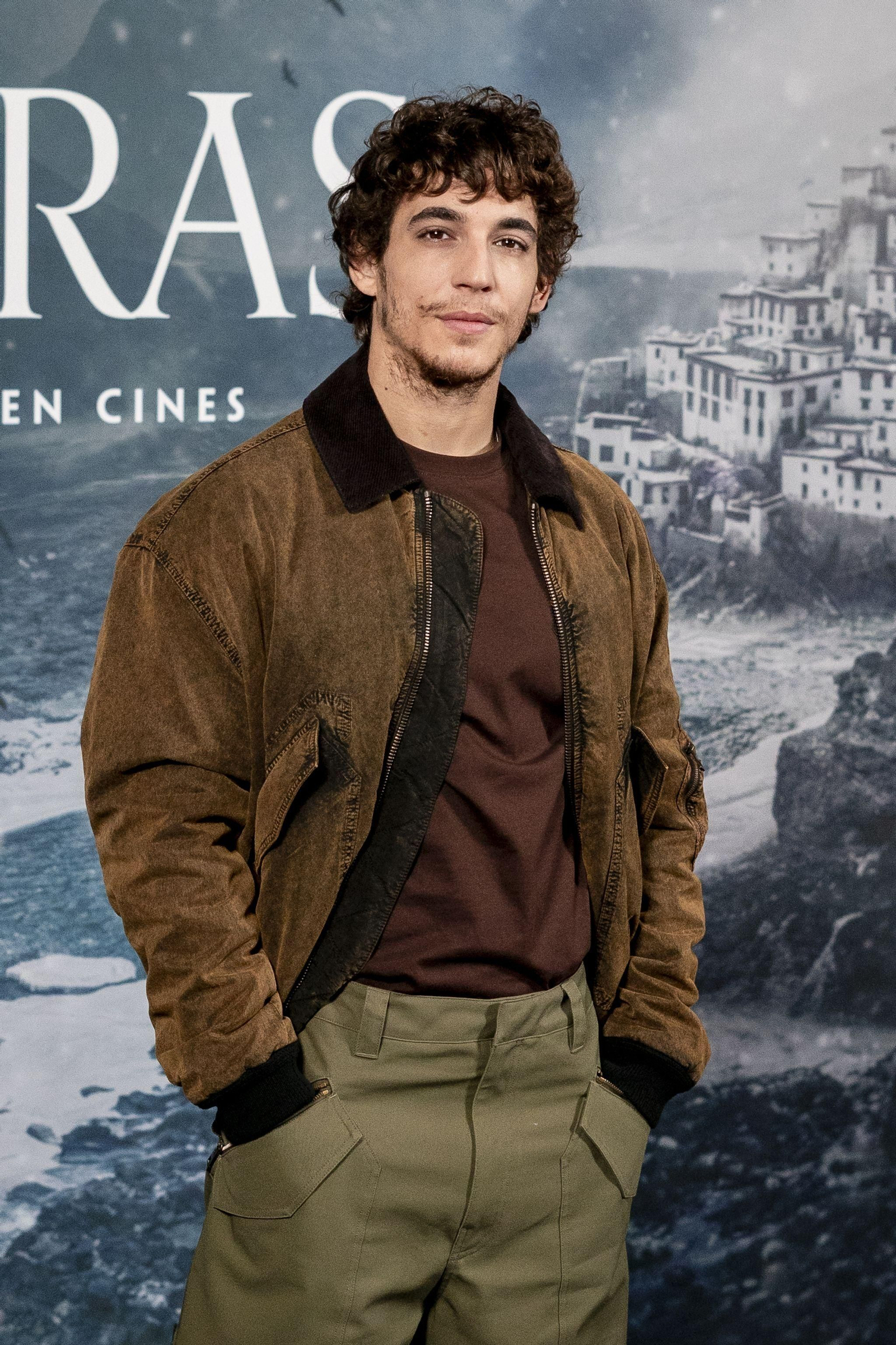El actor Miguel Herrán en la presentación de 'Valle de sombras'