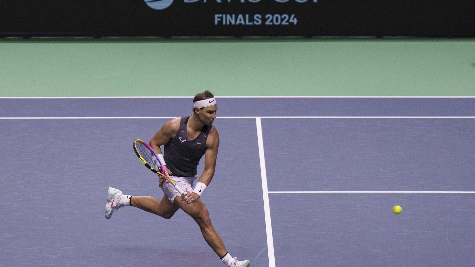 Rafa Nadal se machaca en el Carpena