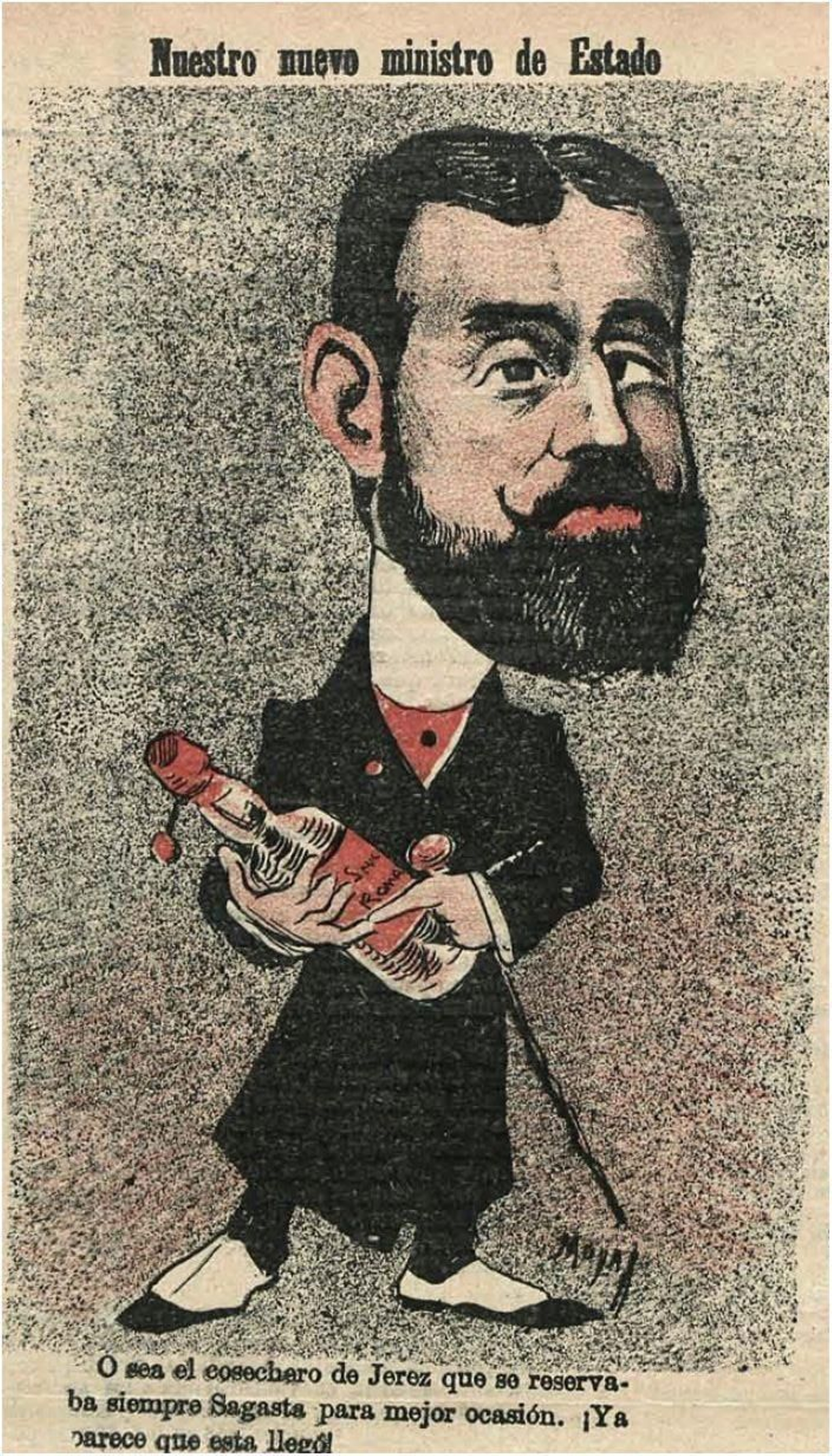 En la revista satírica Gedeón, 1898. En la revista satírica Gedeón, 1898.