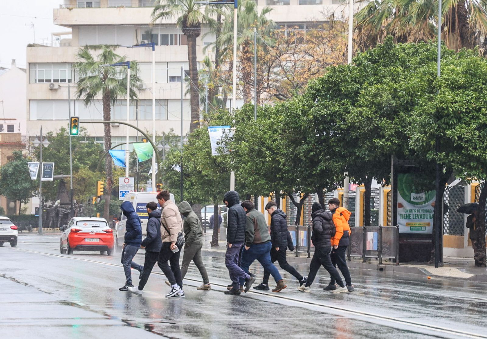 Fotografías de las precipitaciones por la borrasca Ingrid en la ciudad