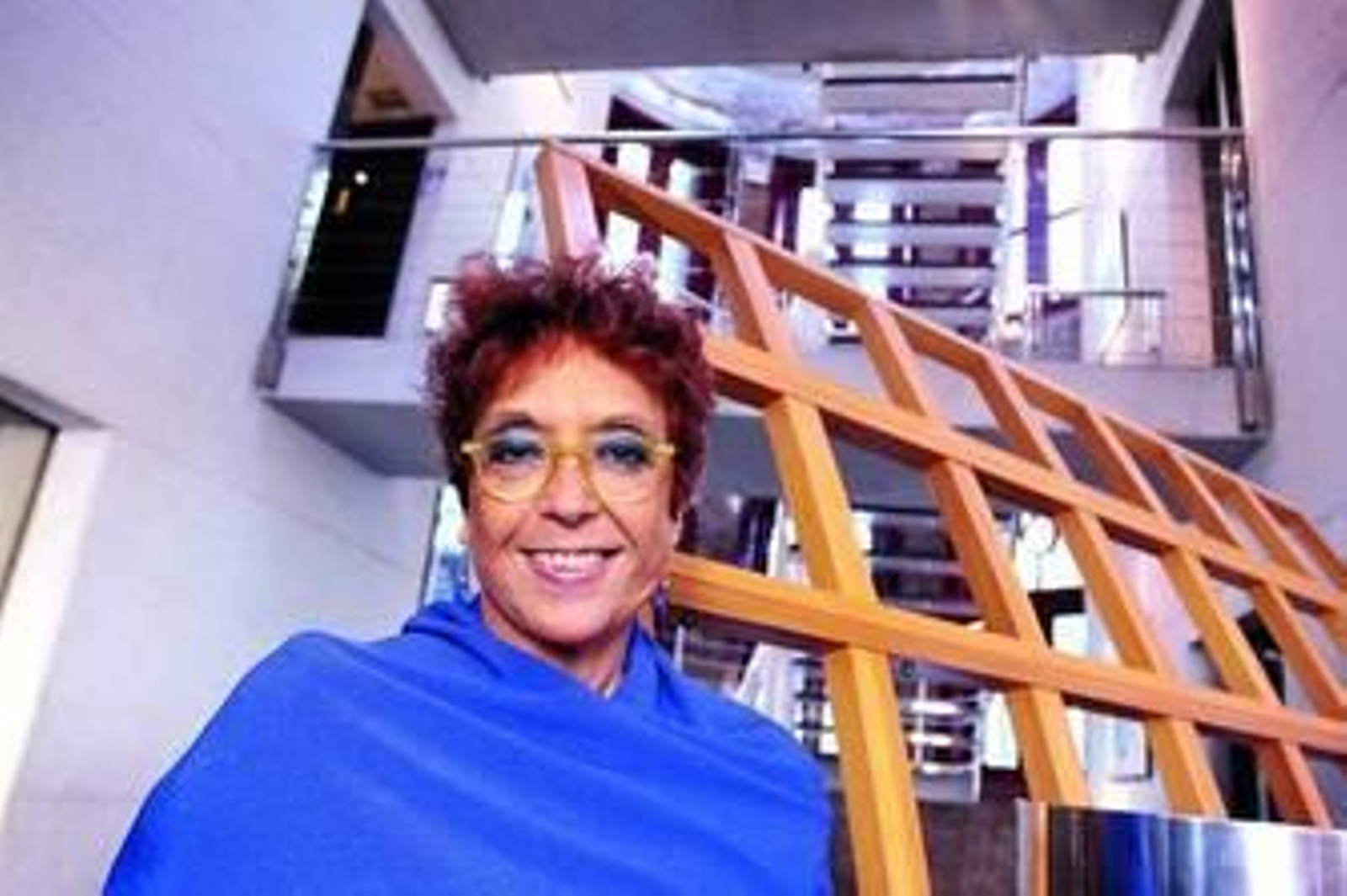 Maruja Torres, ayer, en el Instituto de Estudios Portuarios.