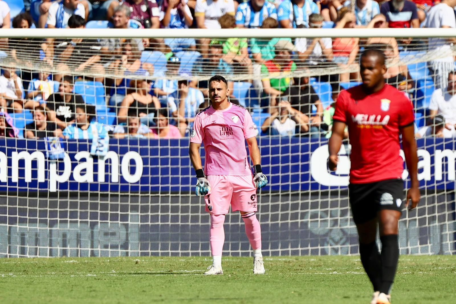 El Málaga CF-Melilla, en fotos