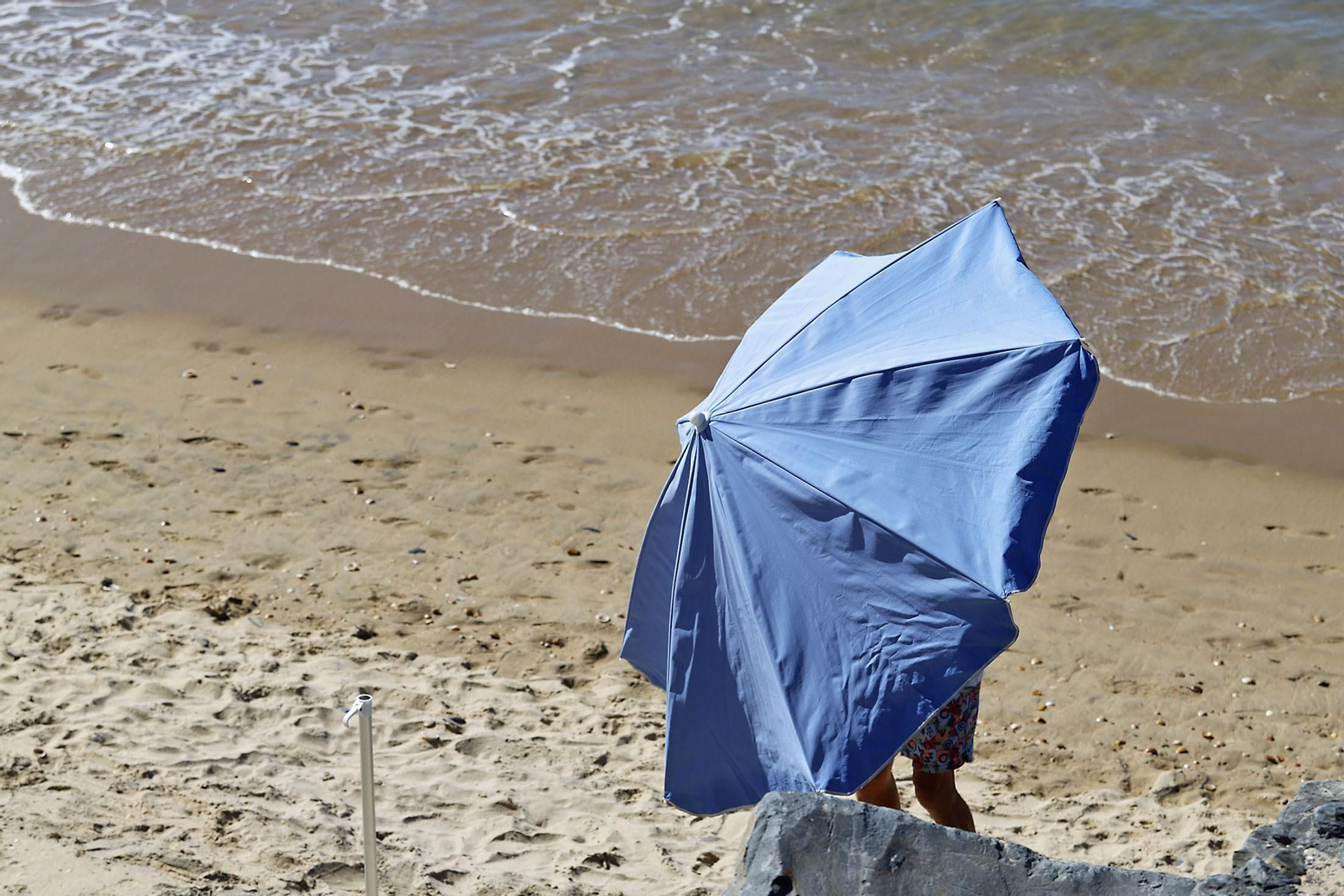 Las playas de Huelva se llenan a finales de septiembre por el buen tiempo