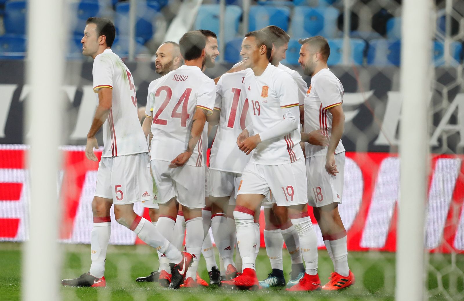 La galería del amistoso Rusia-España