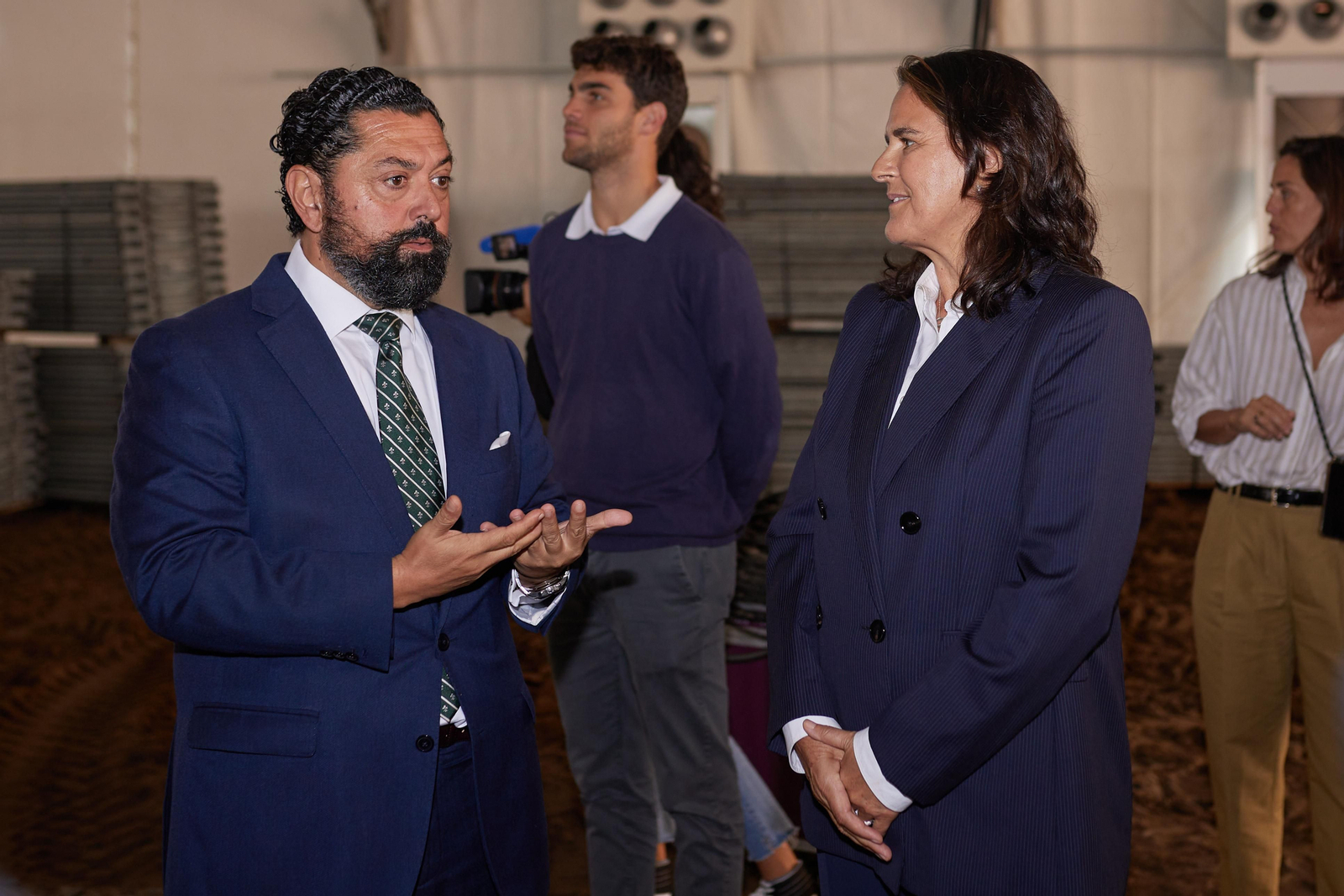 Las fotos del Estadio de la Cartuja para el tenis