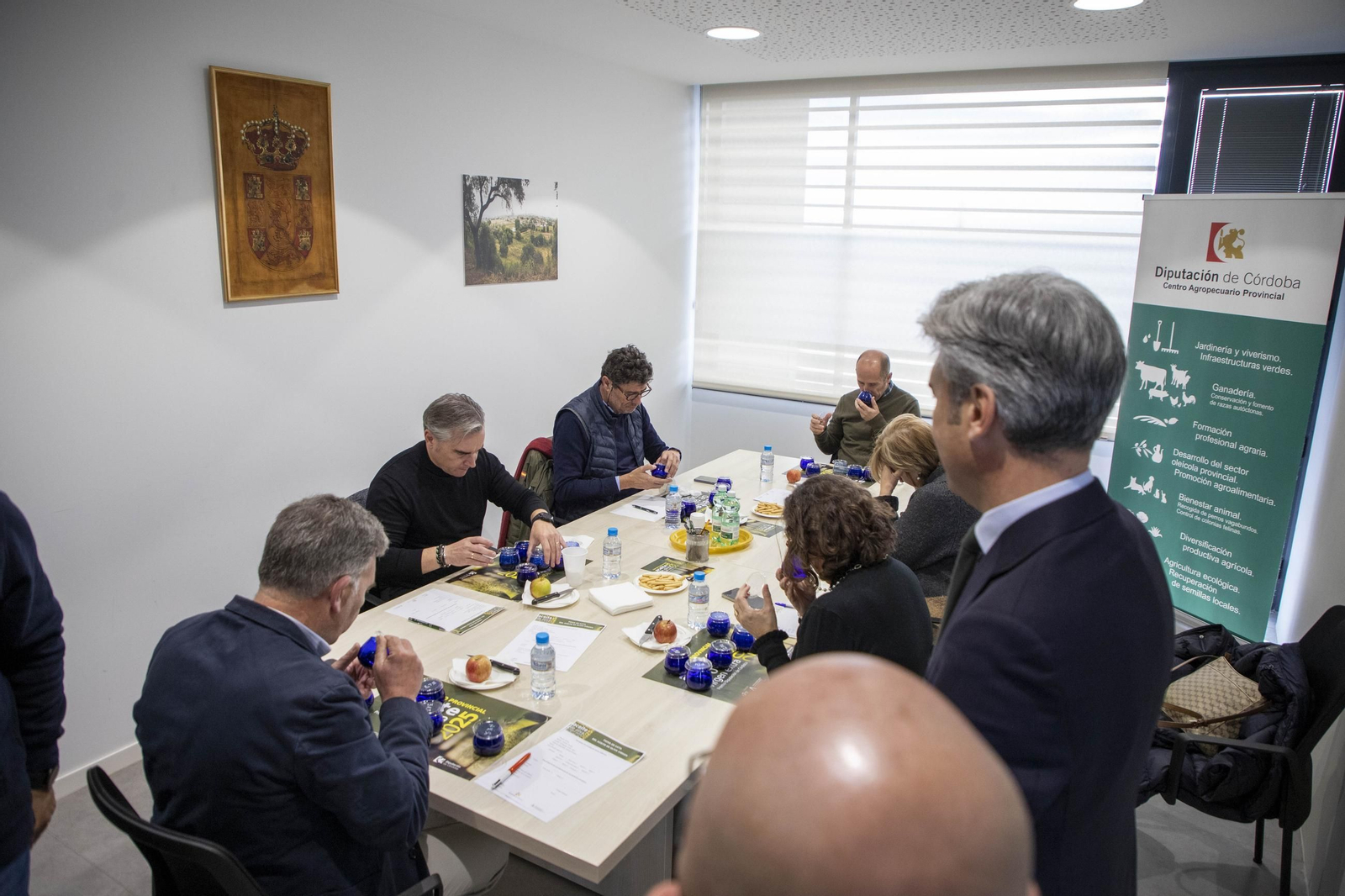 La cata para elegir los mejores aceites de oliva virgen extra de Córdoba, en imágenes