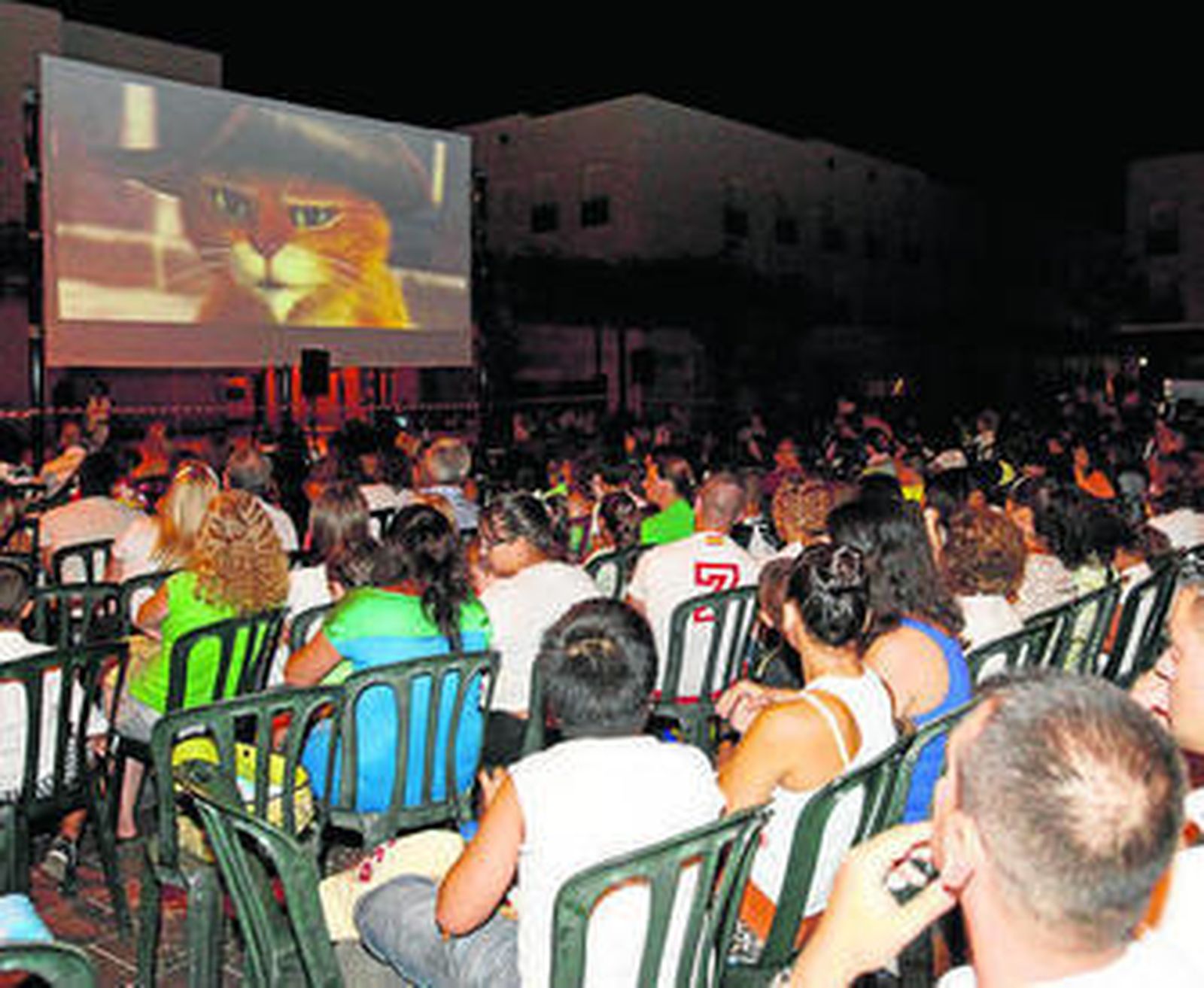 Vista de la iniciativa 'Chiclana de Cine' en una edición pasada.
