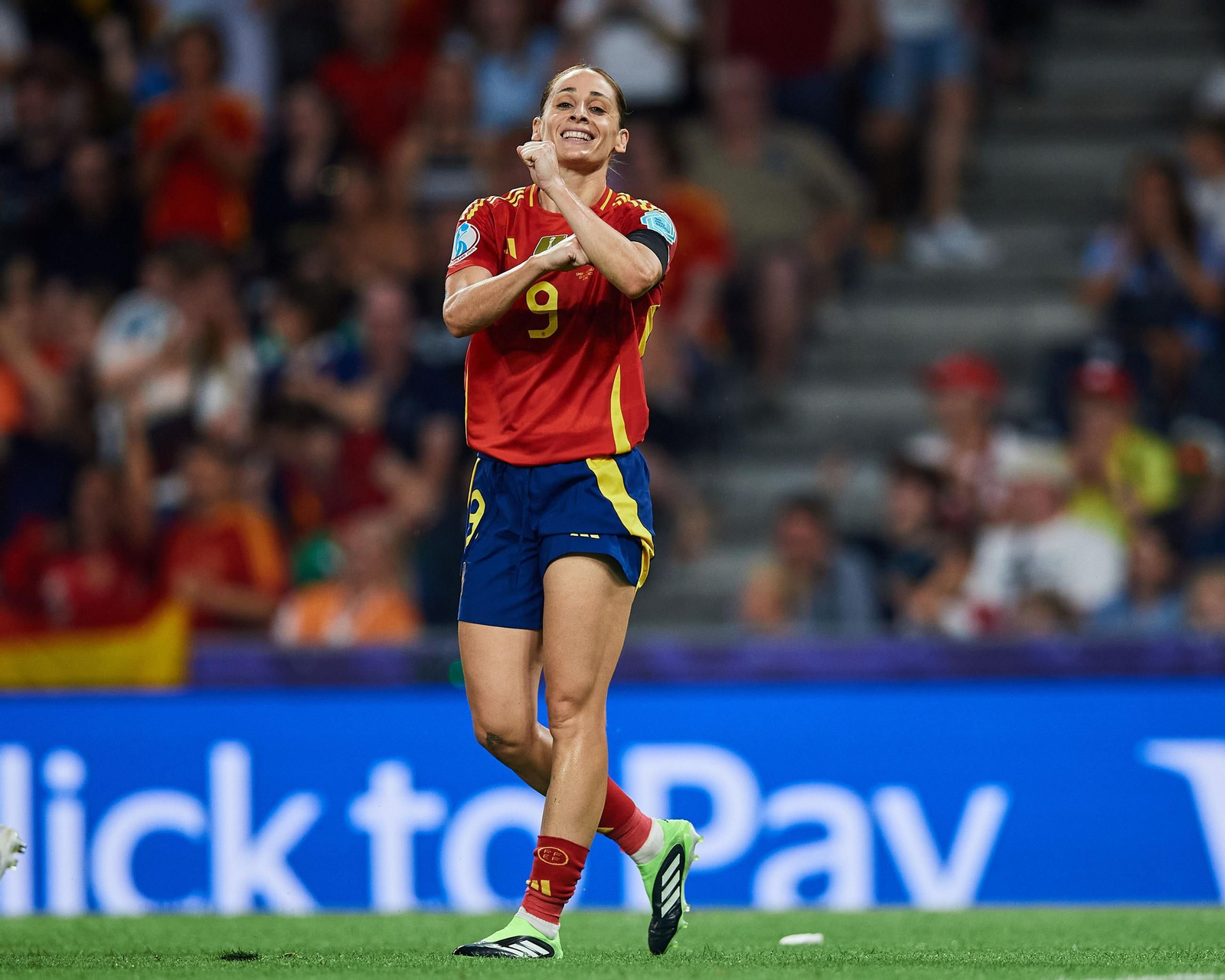 Las fotos del España - Portugal en la Eurocopa femenina