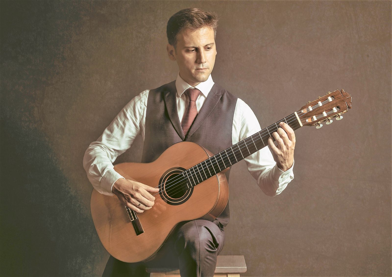 José Carlos Llinares, gran guitarrista almeriense.