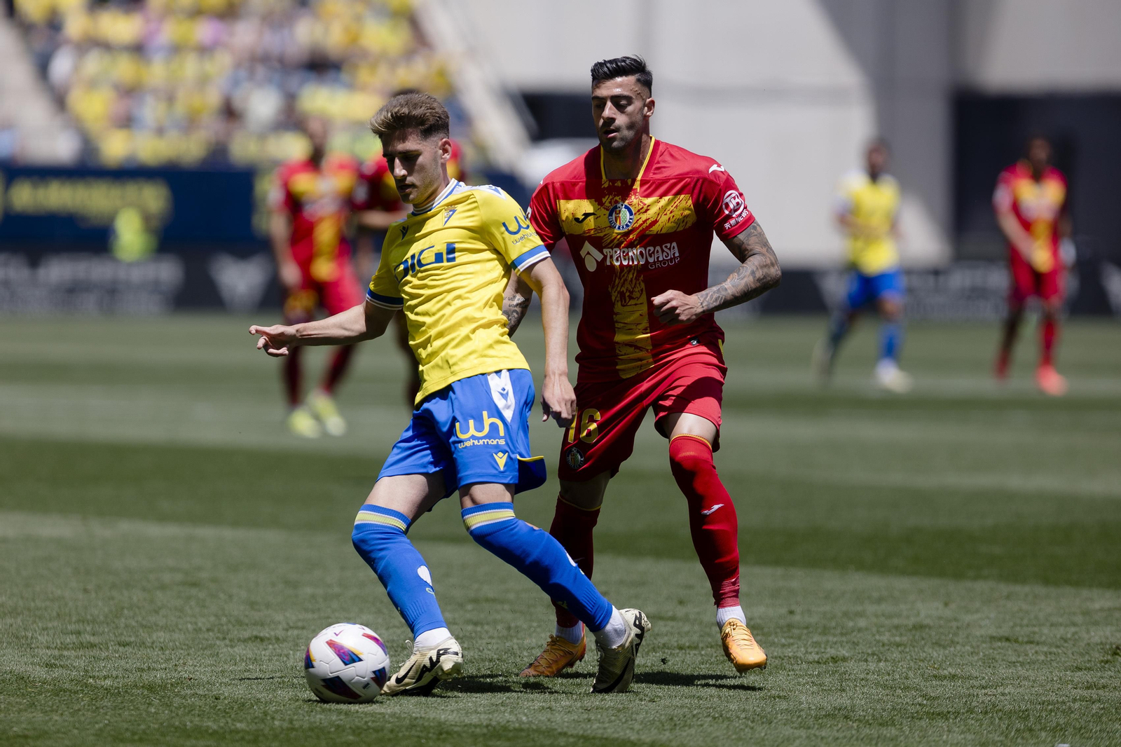 Las imágenes del partido entre el Cádiz C.F y el Getafe