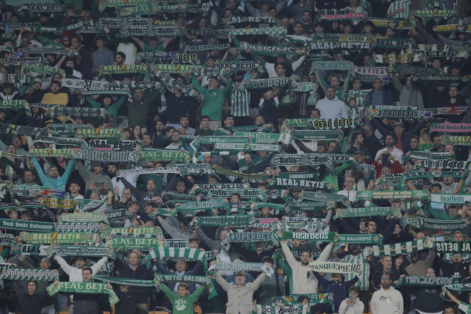 Búscate en las fotos del Betis - Olympique Lyonnais