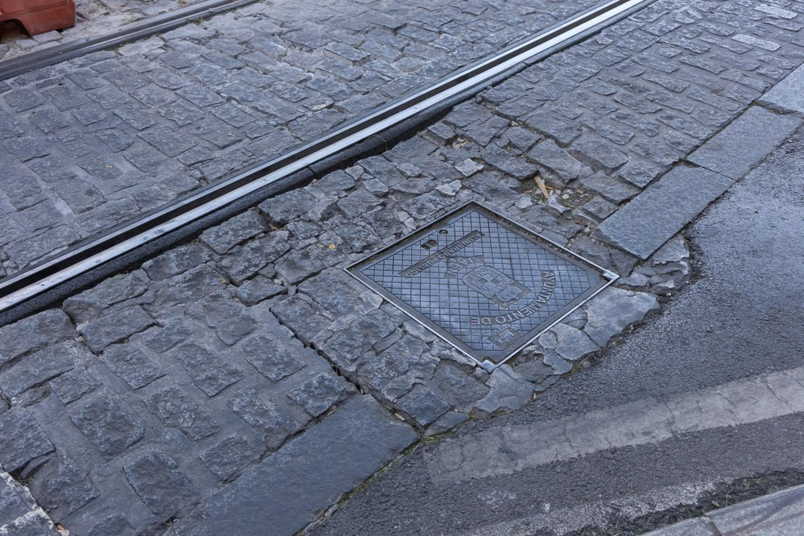 Así se encuentra el trazado del tranvía de Jaén