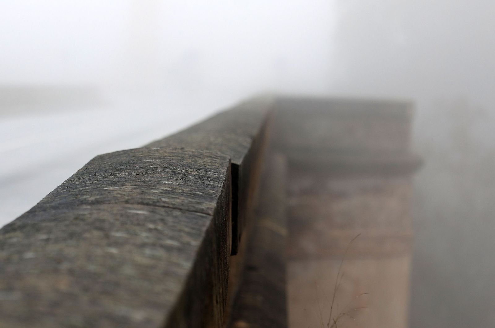 Imágenes de la densa niebla con la que han amanecido varios municipios de Huelva