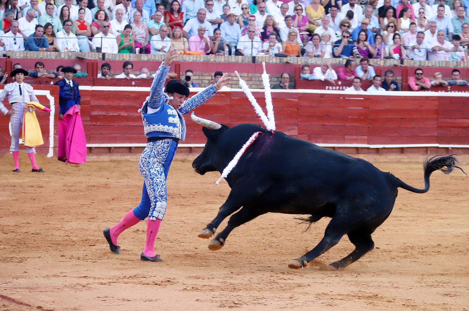Colombinas 2023: Corrida de Toros de Sebastián Castella, Pablo Aguado y Emilio Silvera en La Merced, Huelva