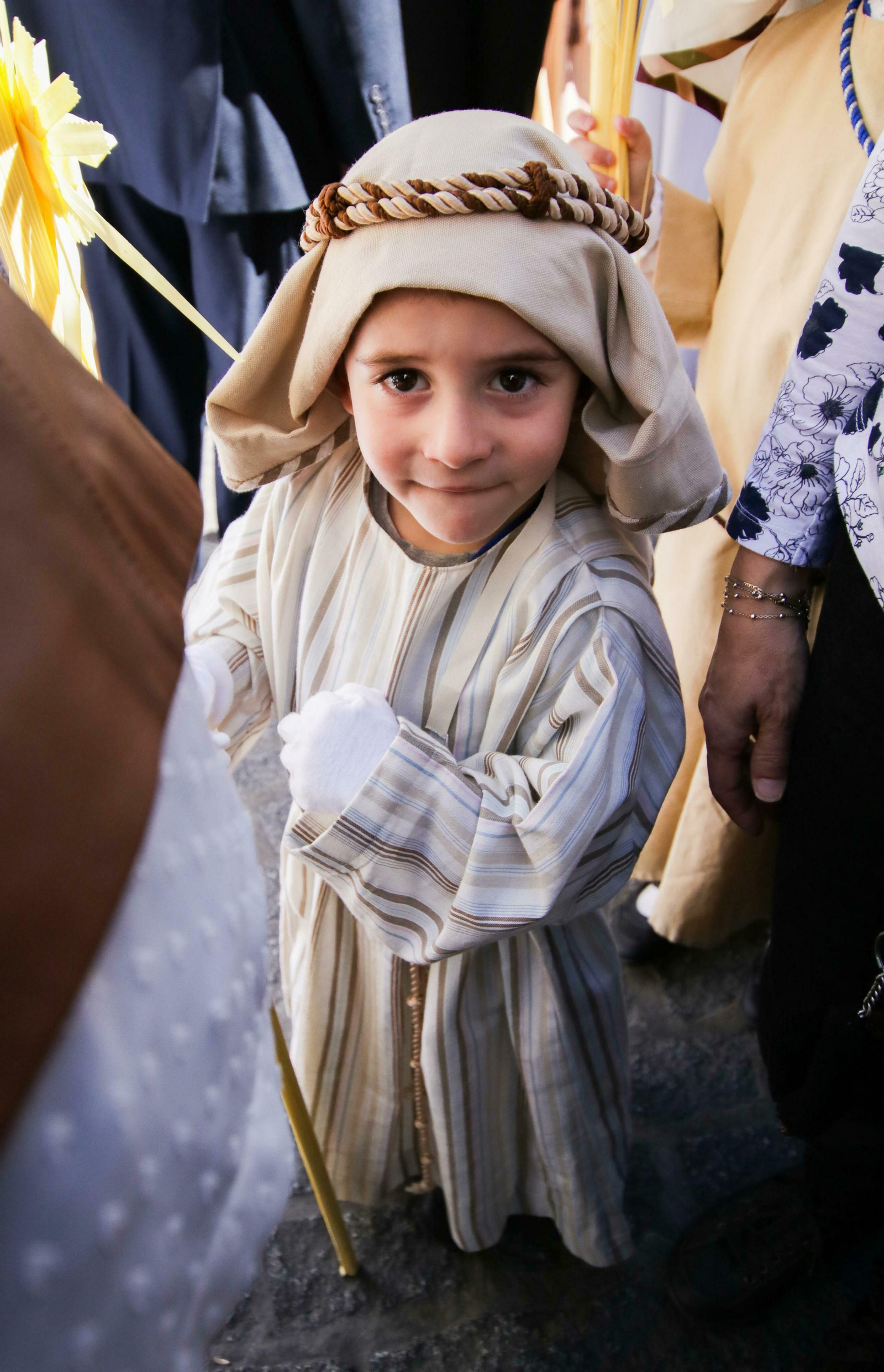 Galería de fotos de La Borriquilla en un soleado Domingo de Ramos