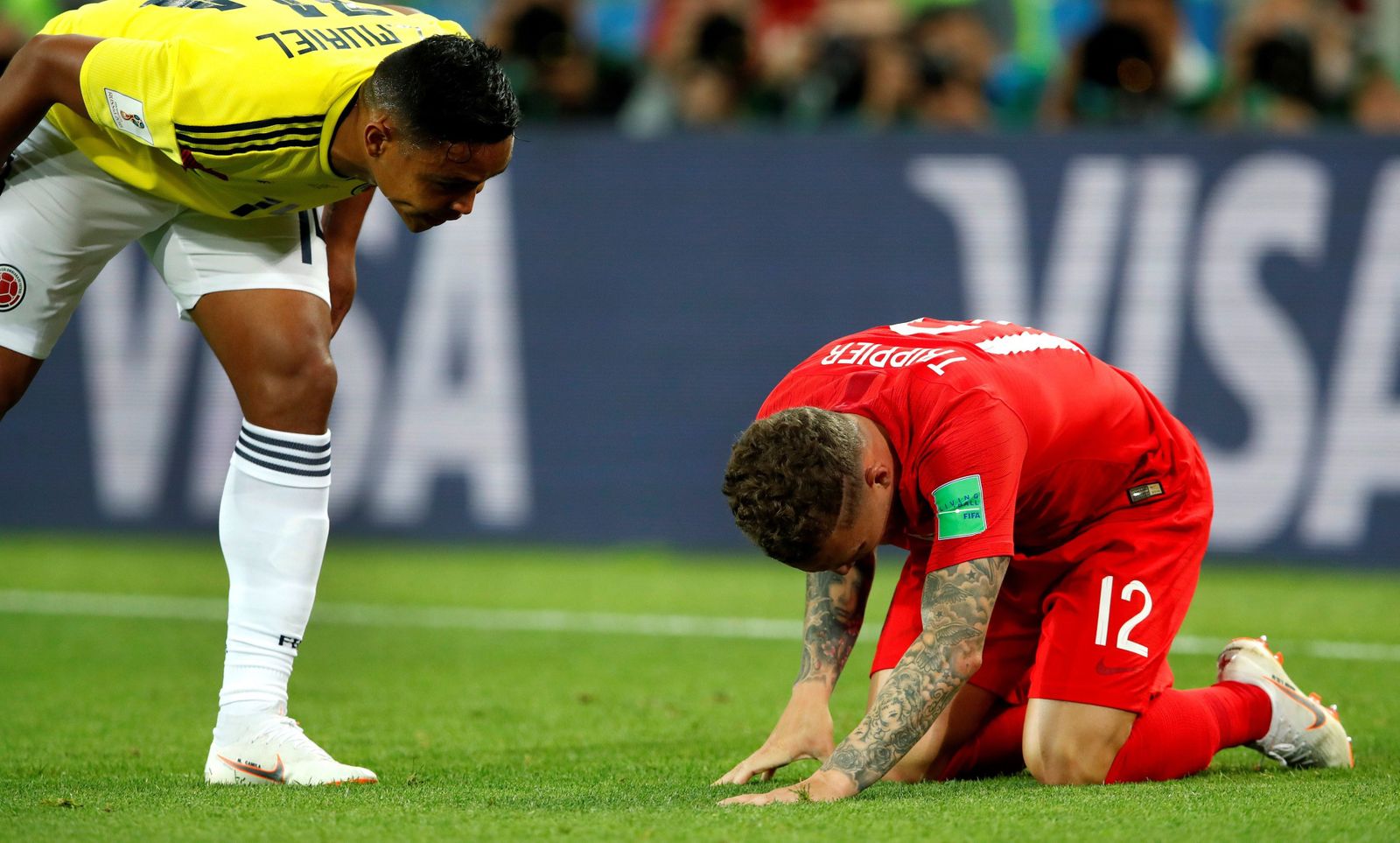 Las imágenes del Colombia-Inglaterra