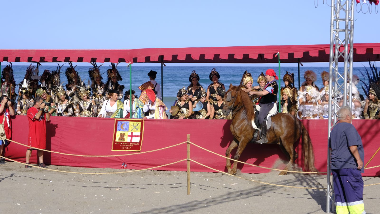 Imágenes del Torneo Medieval en la Playa del Lance. Moros y Cristianos de Mojácar