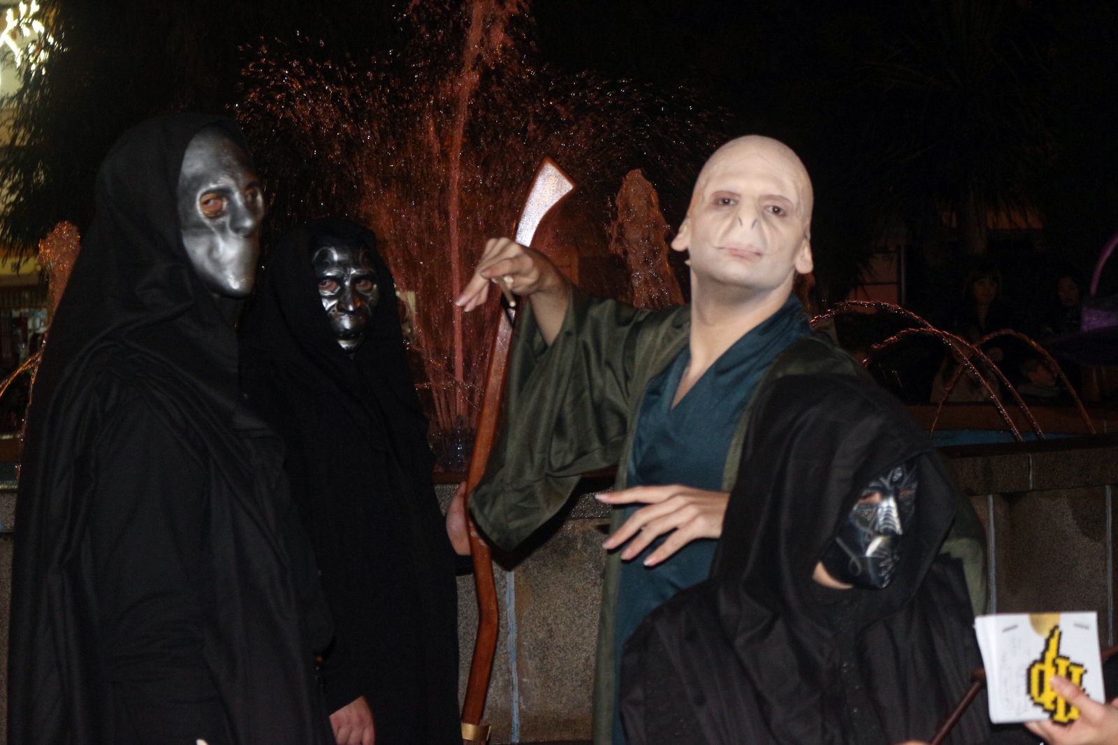 Las imágenes de la Escuela Hogwarts en la Plaza de la Iglesia