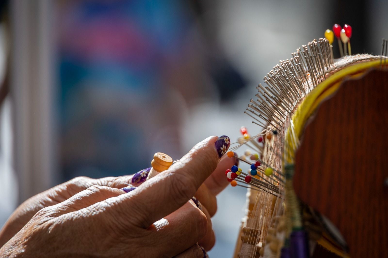 Las imágenes del I Encuentro de Bolillos de la asociación Mujeres de Acero