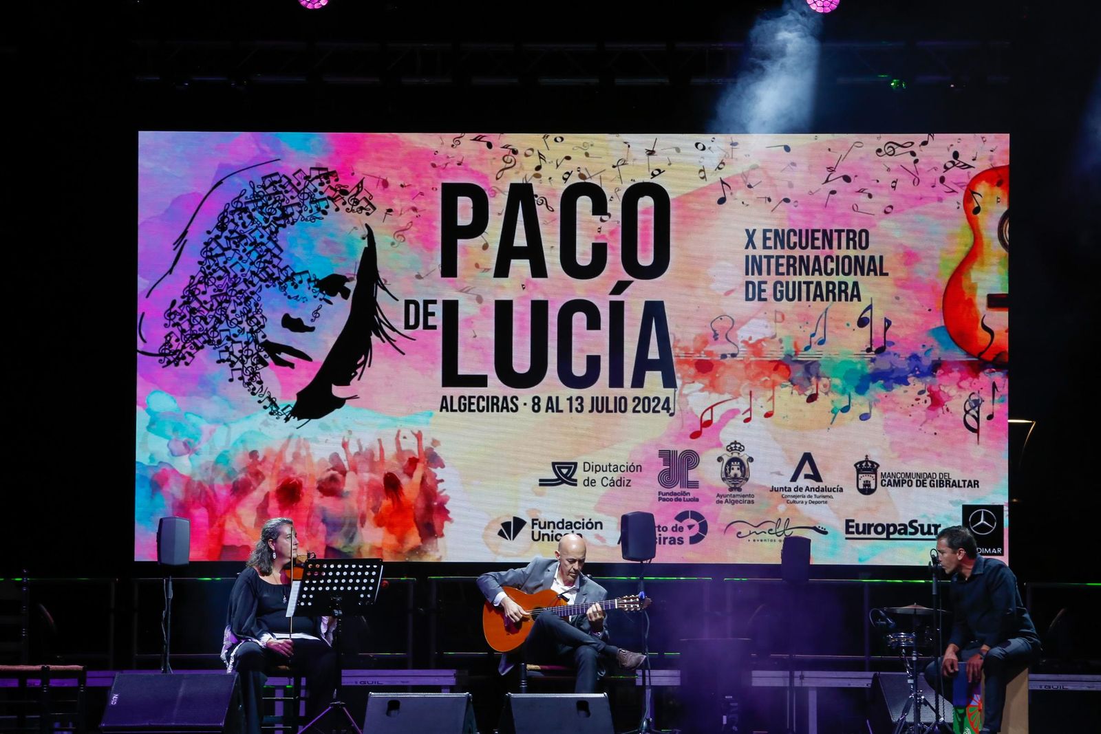 Fotos del concierto de Salvador y Pastora Andrades en el Encuentro de Guitarra Paco de Lucía