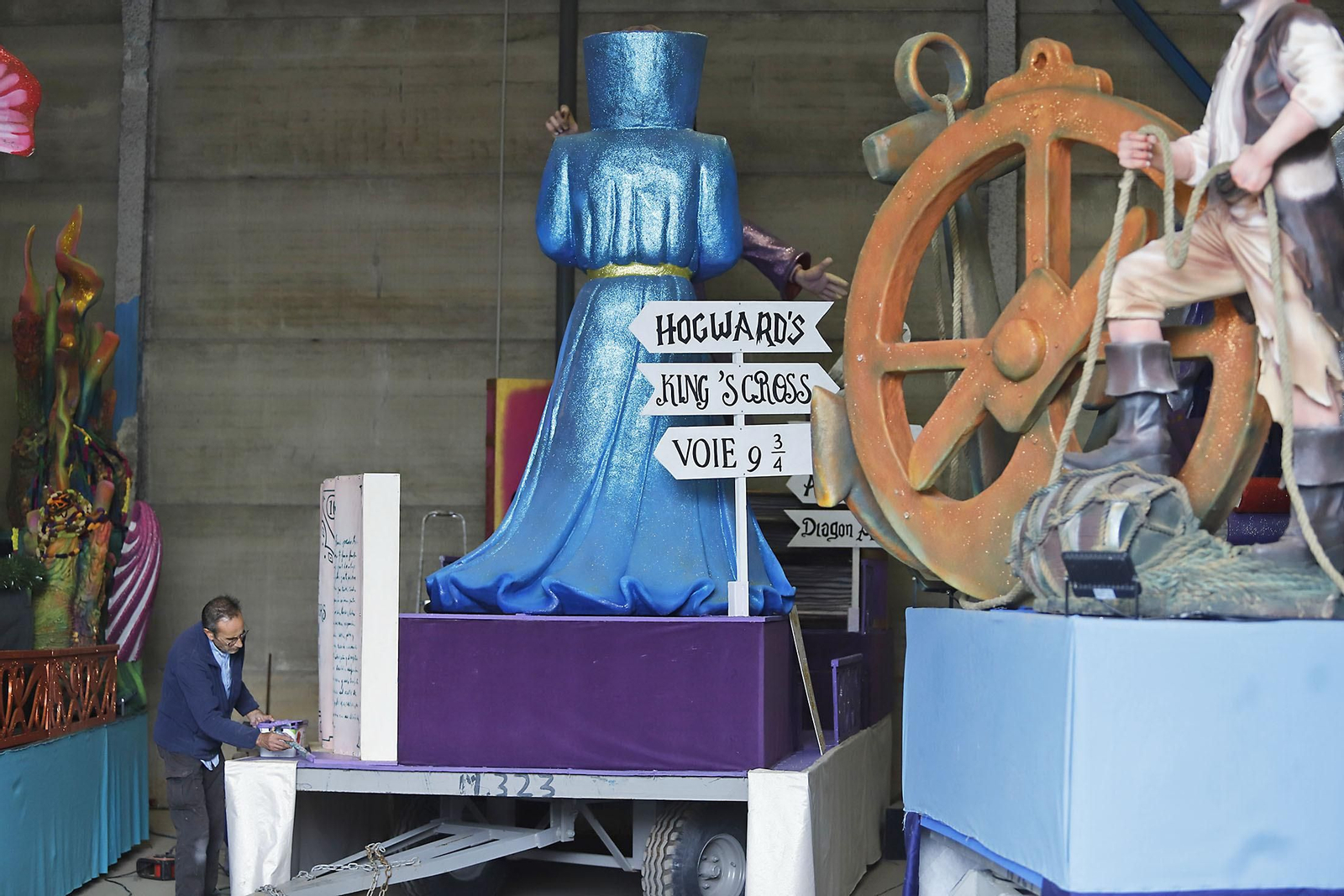 Así don las carrozas de lo Reyes Magos de Huelva 2024