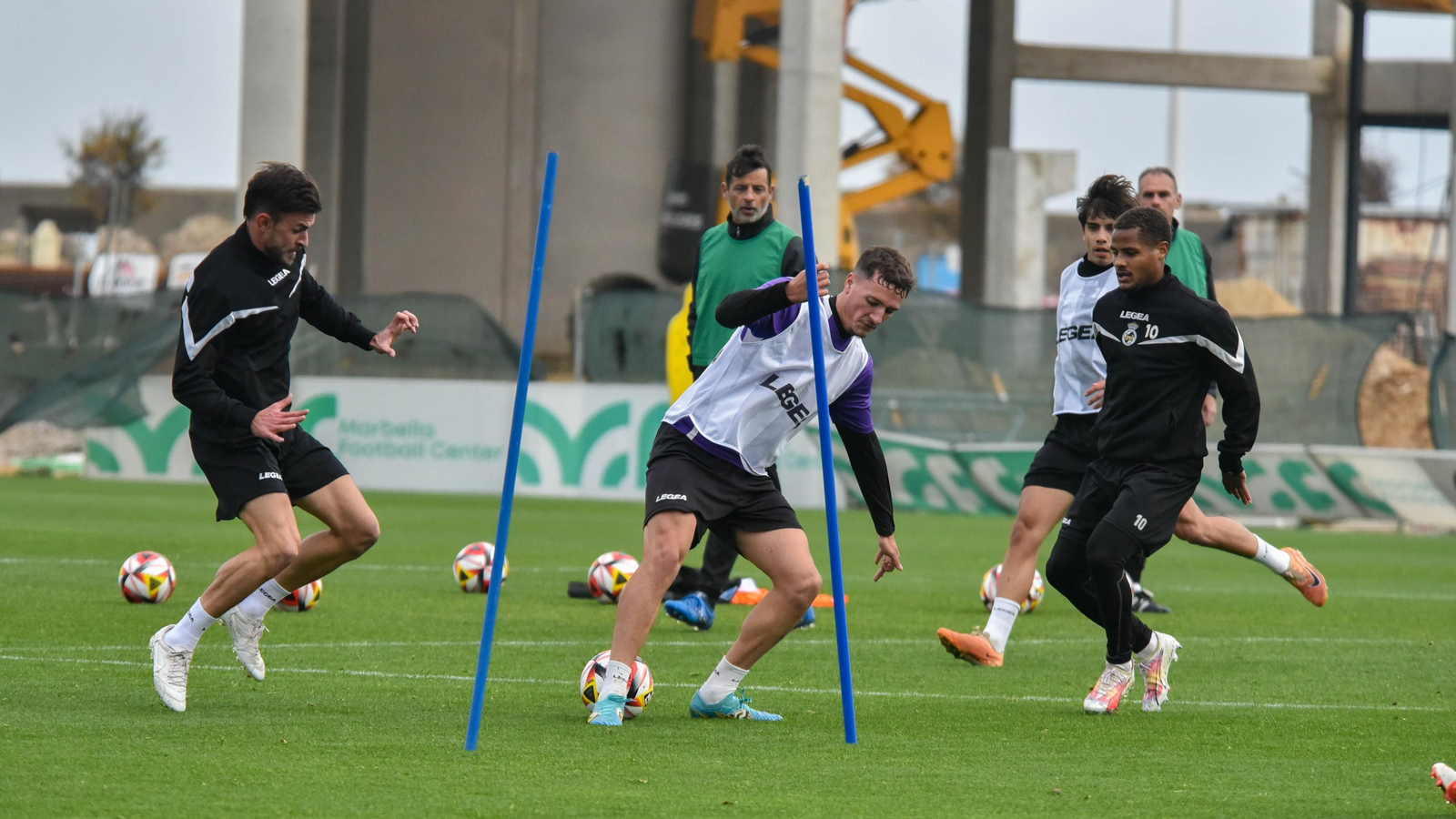 Las fotos del primer entrenamiento de Pitu y Rafa Ortiz con la Balona