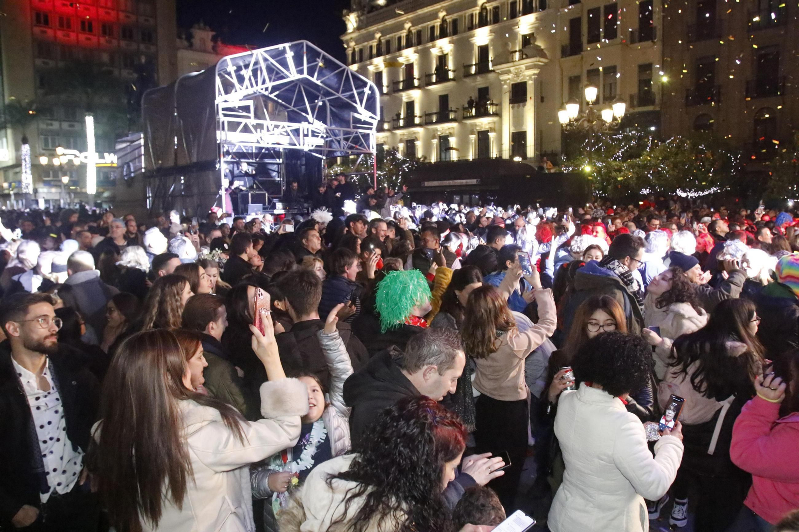 Fiesta de Nochevieja en Las Tendillas.