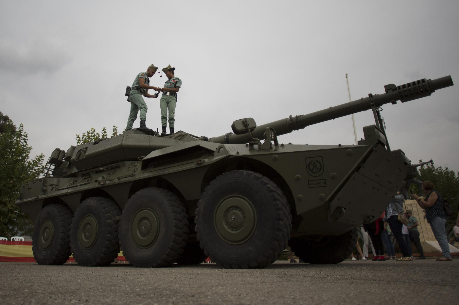 Parada militar de La Legión en su 99 aniversario