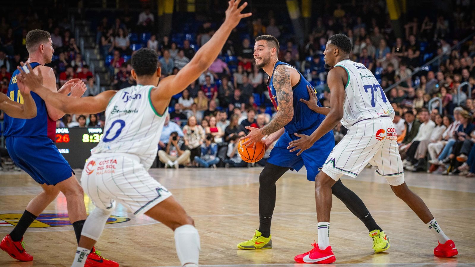 El Barcelona-Unicaja, en fotos