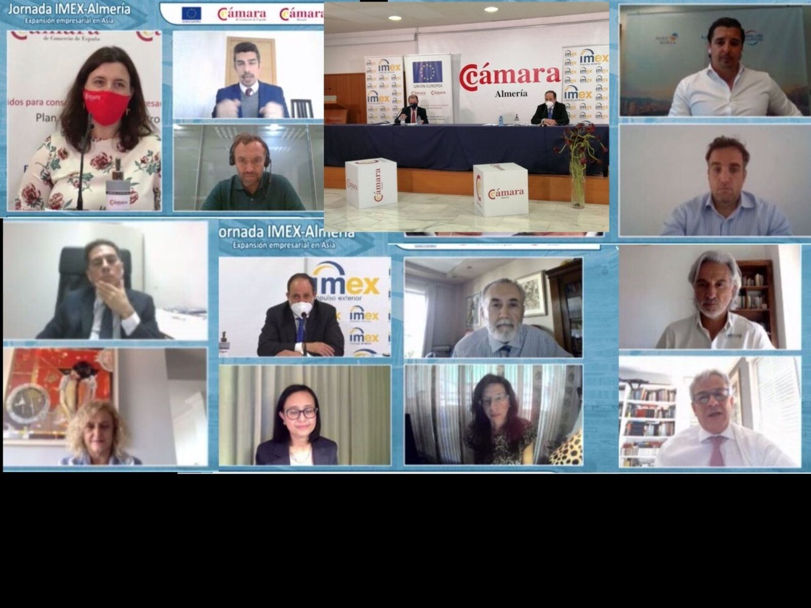Uno de los momentos del foro sobre el mercado asiático organizado por el IMEX y la Cámara de Almería