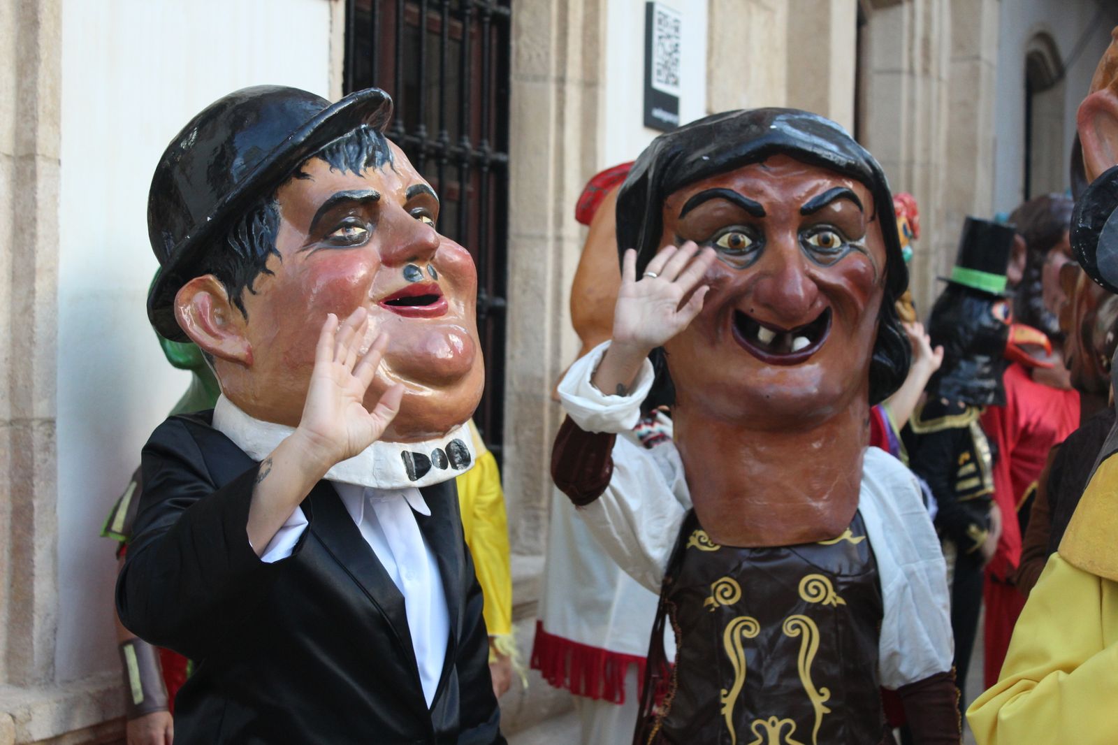 Los Gigantes y Cabezudos de Vera, en imágenes