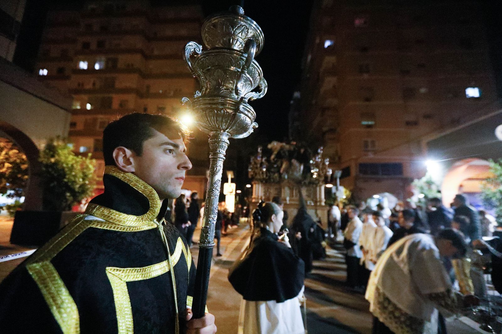 La procesión de La Caridad de Almería, en imágenes