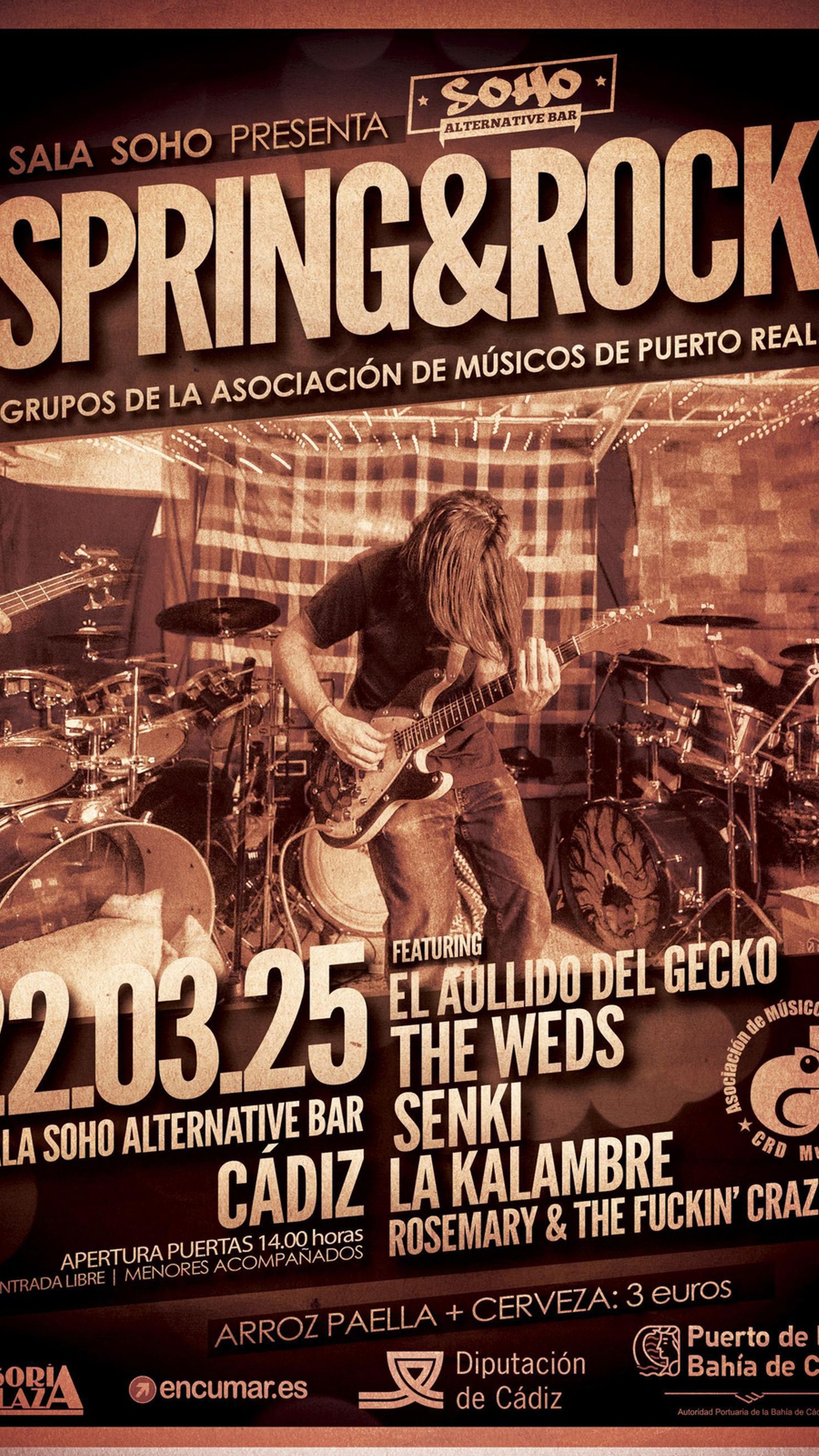 El cartel de Spring & Rock 2025