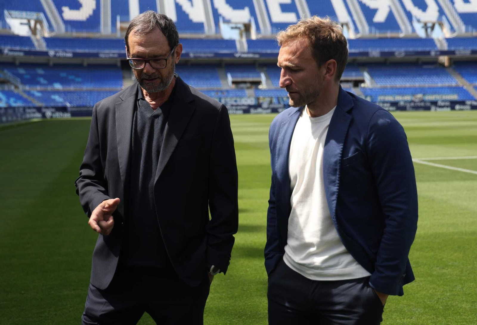 Las fotos de la presentación del partido de leyendas del Málaga