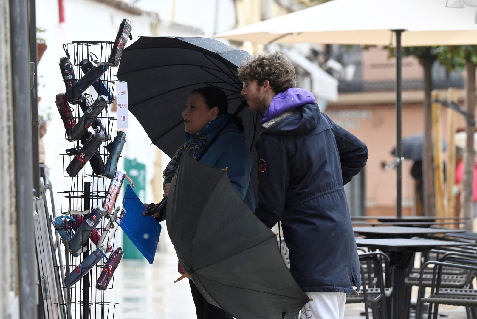 El paso por la borrasca Konrad por Córdoba, en imágenes