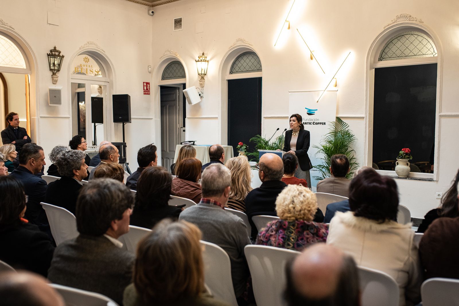 Imágenes de la entrega del premio literario "Hablando en cobre" de la Fundación Atlantic Copper