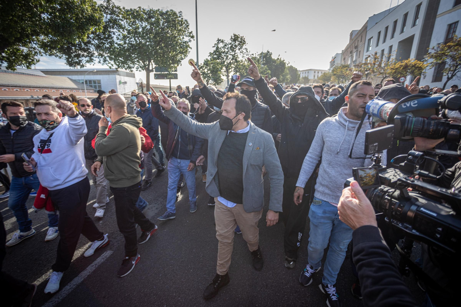 Las imágenes de la tercera jornada de la huelga del metal en Cádiz