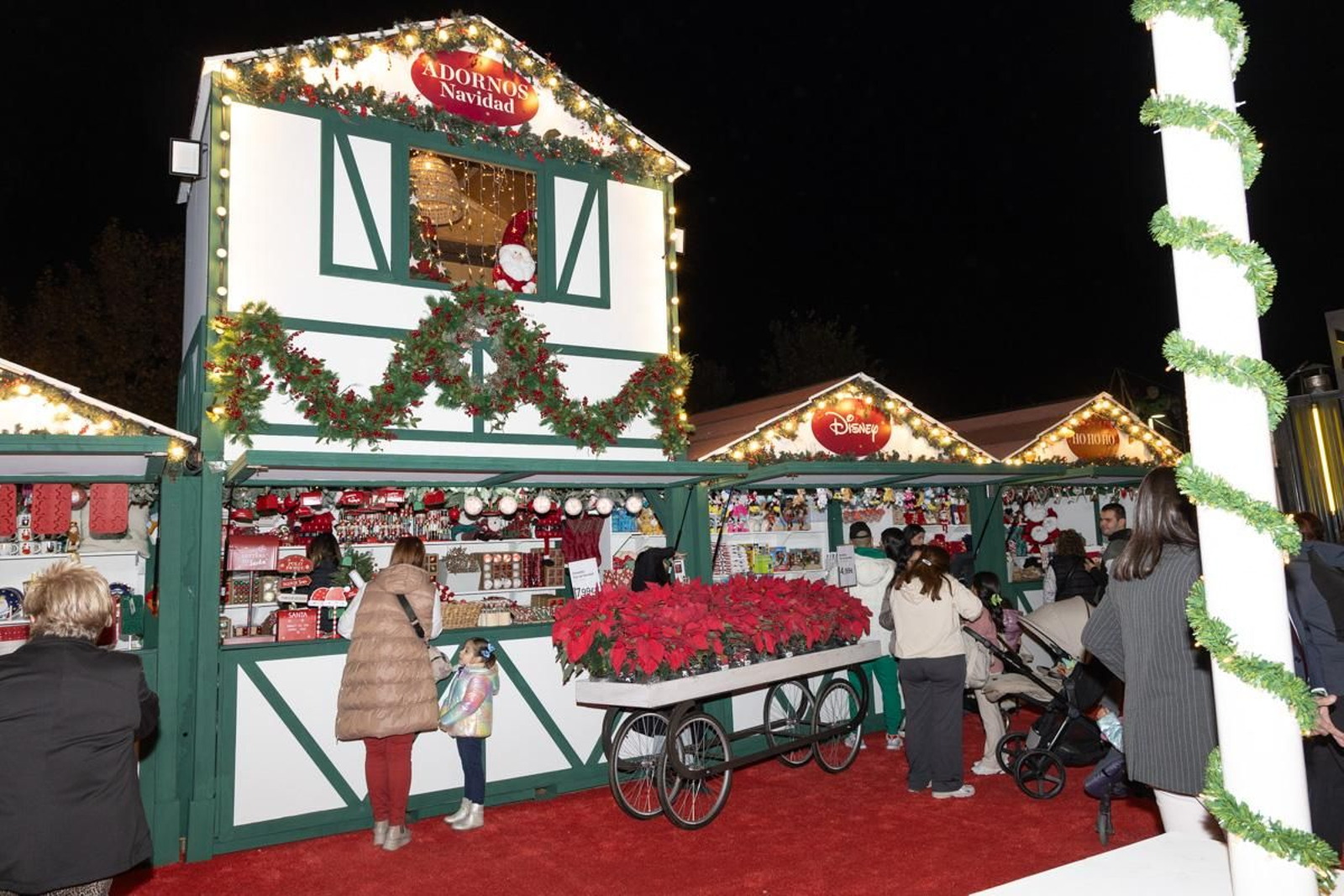 Encendido del alumbrado e inauguración del mercado y atracciones navideñas de El Corte Inglés
