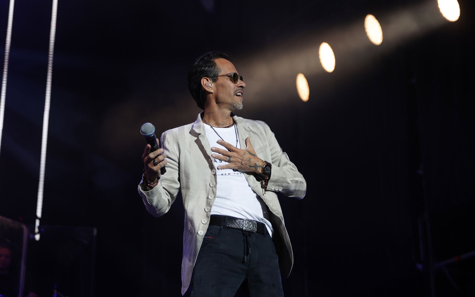 Las imágenes del concierto de Marc Anthony en Sevilla